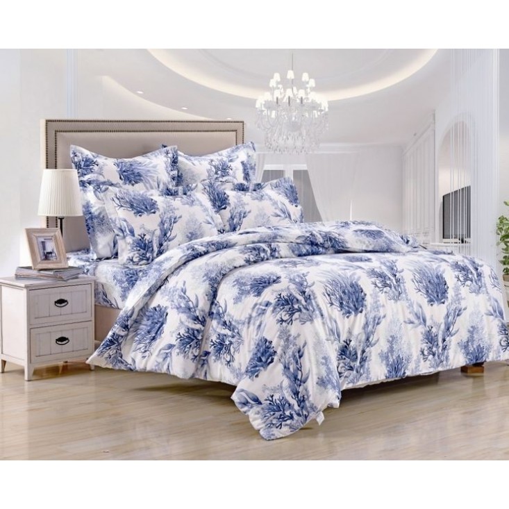 Постельное белье сатин семейное С-226 Valtery