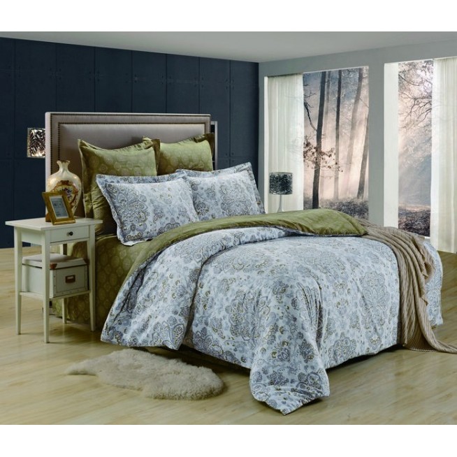 Постельное белье сатин 1,5-спальное С-235 Valtery