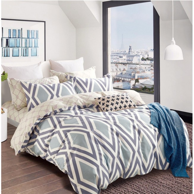 Постельное белье сатин евро С-245 Valtery