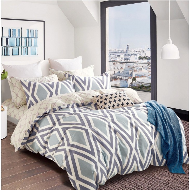 Постельное белье сатин семейное С-245 Valtery