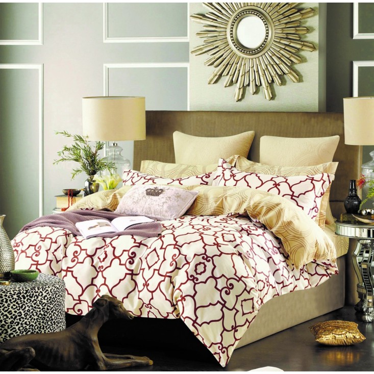 Постельное белье сатин евро С-301 Valtery