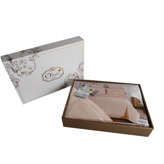 Постельное белье Soft Cotton жаккард лен семейное 41/002-SC Cleo по выгодной цене Lux-Postel.com