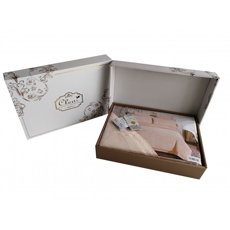 Постельное белье Soft Cotton жаккард лен 2 спальное 21/013-SC Cleo