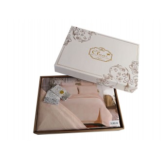 Постельное белье Soft Cotton жаккард лен 2 спальное 21/003-SC Cleo по выгодной цене Lux-Postel.com