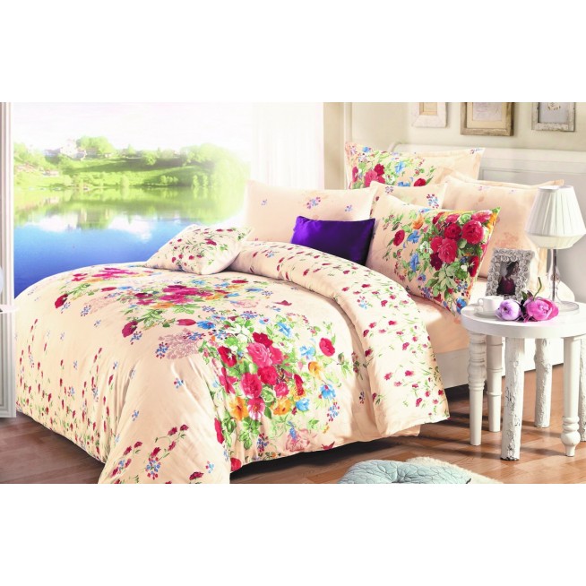 Постельное белье сатин евро С-322 Valtery