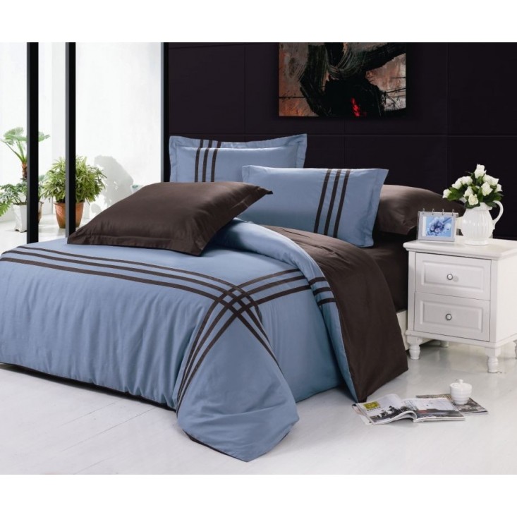 Постельное белье евро сатин Вальтери OD-44