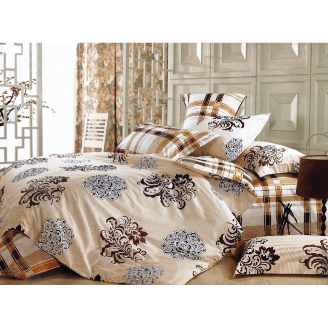 Постельное белье 2 спальное сатин Вальтери CL-100