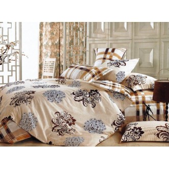 Постельное белье евро сатин Вальтери CL-100