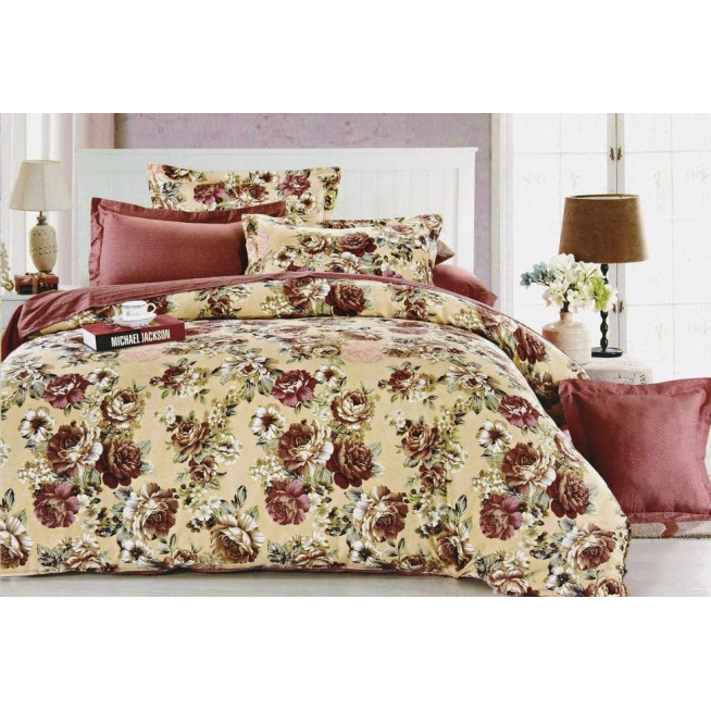 Постельное белье евро сатин Вальтери CL-165