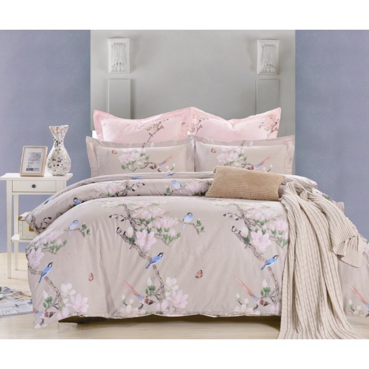 Постельное белье 2 спальное сатин Вальтери CL-190