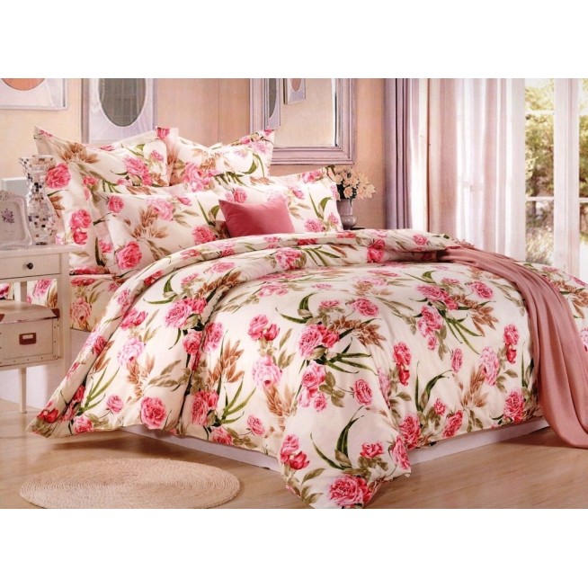 Постельное белье евро сатин Вальтери CL-197