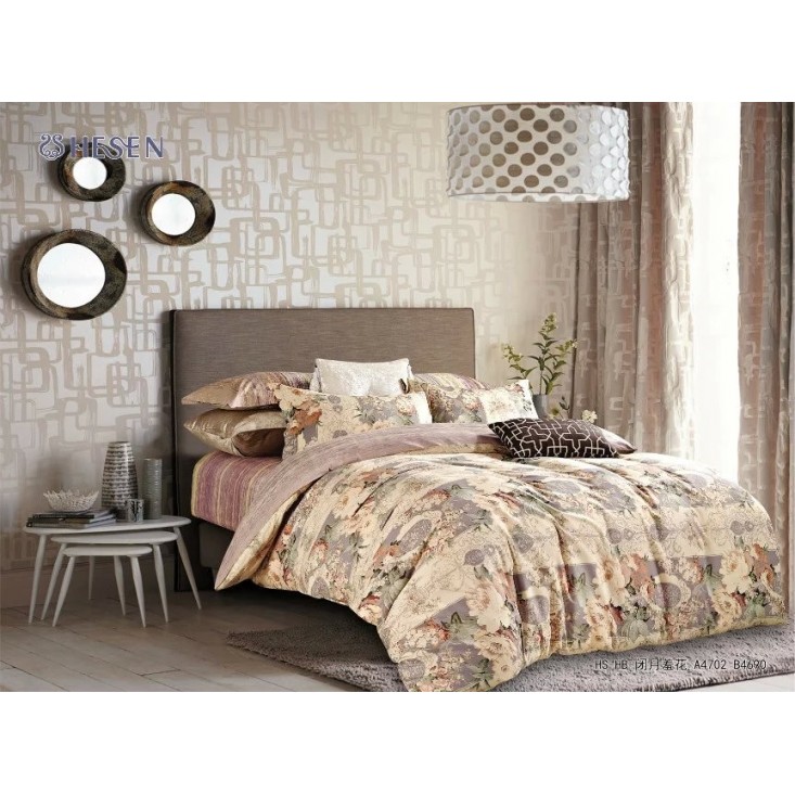 Постельное белье 2 спальное сатин Вальтери CL-216