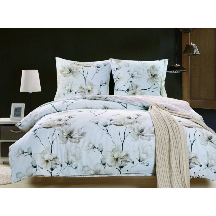 Постельное белье 2 спальное сатин Вальтери CL-221