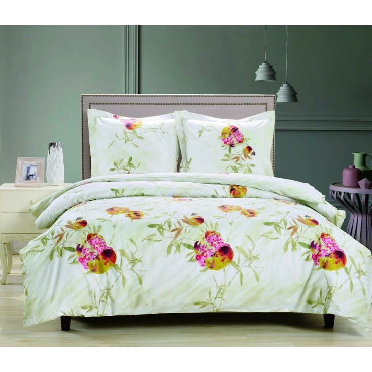 Постельное белье евро сатин Вальтери CL-224