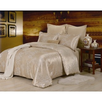 Постельное белье евро сатин жаккард Вальтери JC-29