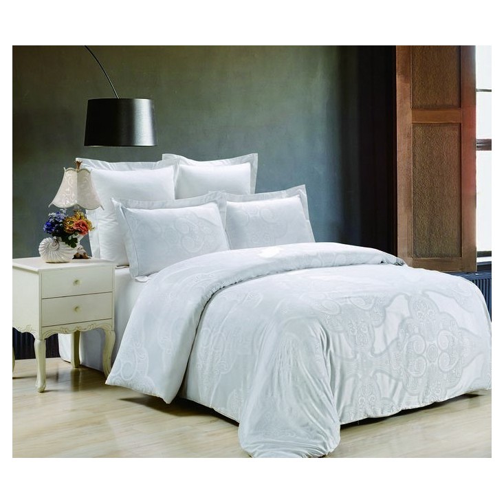 Постельное белье 1,5-спальное сатин жаккард Вальтери JC-33