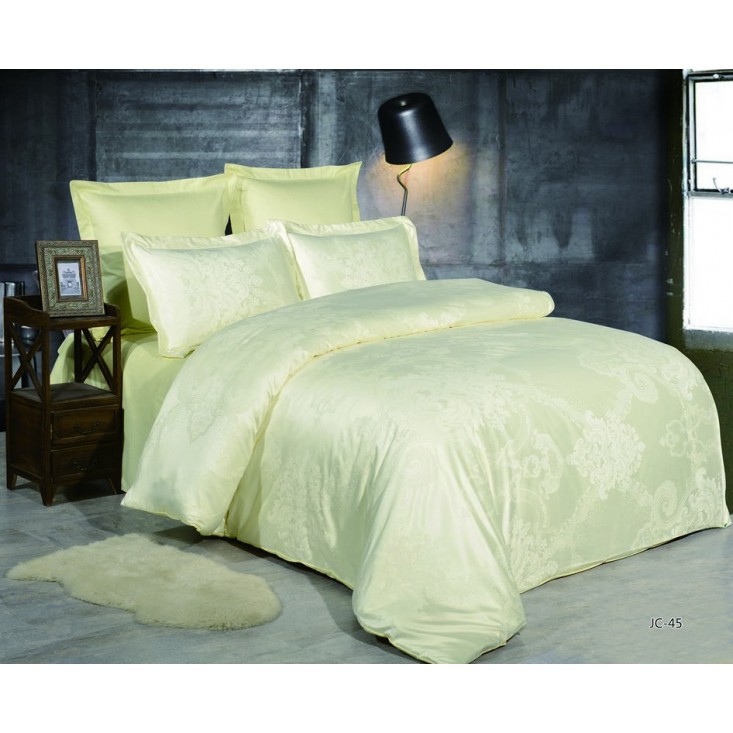 Постельное белье семейное сатин жаккард Вальтери JC-45