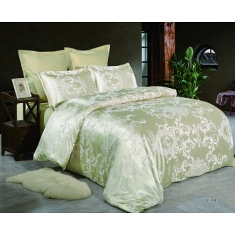 Постельное белье семейное сатин жаккард Вальтери JC-48