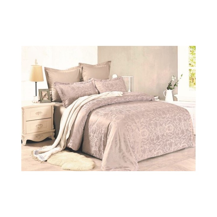 Постельное белье 1,5-спальное сатин жаккард Вальтери JC-57