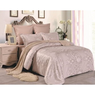 Постельное белье 2 спальное сатин жаккард Вальтери JC-59