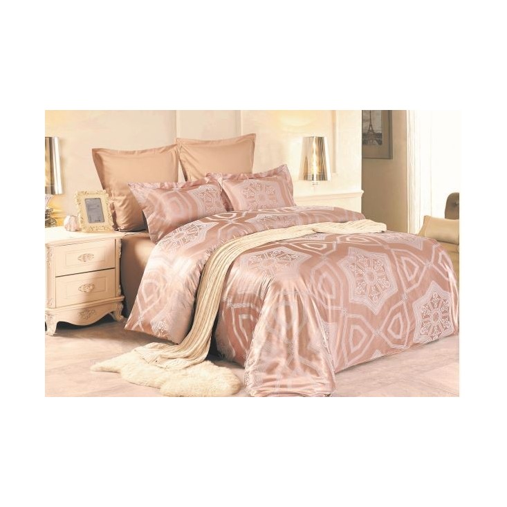 Постельное белье 2 спальное сатин жаккард Вальтери JC-60