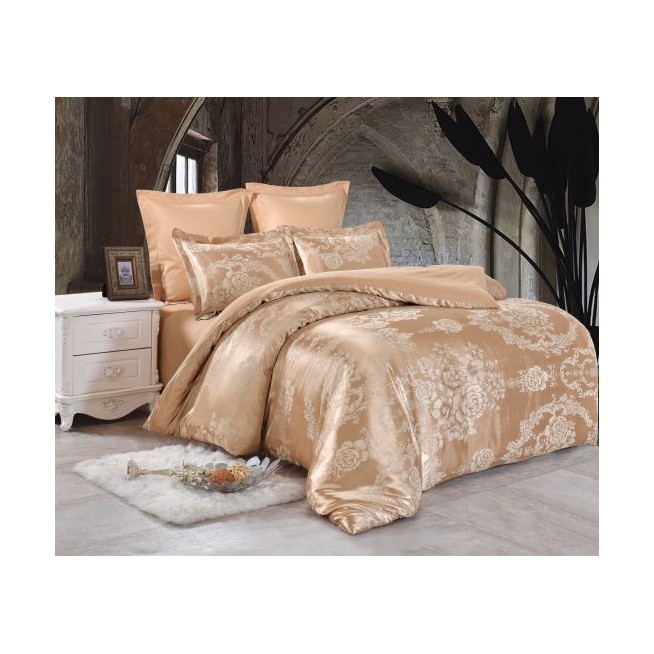 Постельное белье 1,5-спальное сатин жаккард Вальтери JC-62