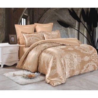 Постельное белье семейное сатин жаккард Вальтери JC-62
