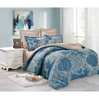 Постельное белье 2 спальное сатин жаккард Вальтери JC-64