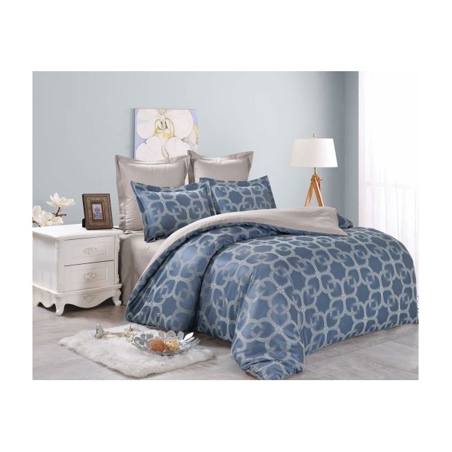 Постельное белье 1,5-спальное сатин жаккард Вальтери JC-66