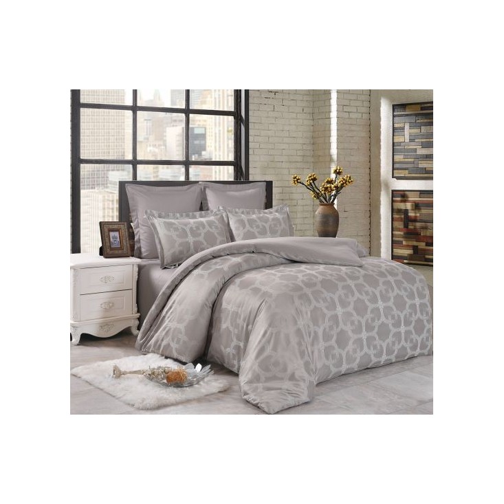 Постельное белье 1,5-спальное сатин жаккард Вальтери JC-67