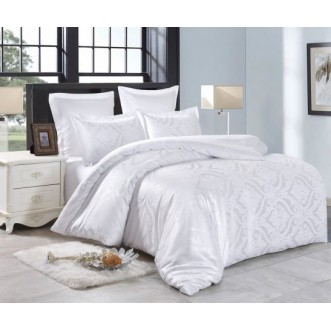 Постельное белье 1,5-спальное сатин жаккард Вальтери JC-69