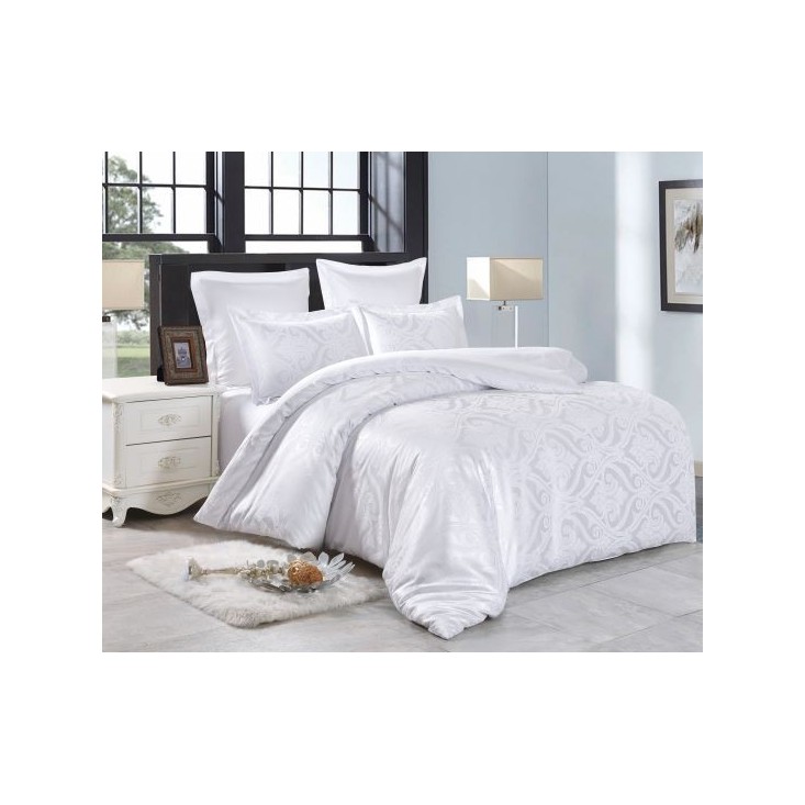 Постельное белье семейное сатин жаккард Вальтери JC-69