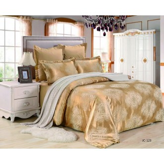 Постельное белье 2 спальное сатин жаккард Вальтери JC-123