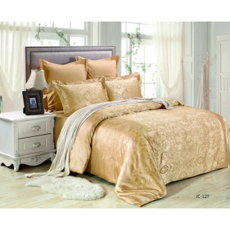Постельное белье семейное сатин жаккард Вальтери JC-127