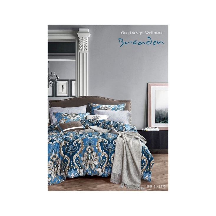 Постельное белье 2 спальное сатин люкс Фамилье SDS-68