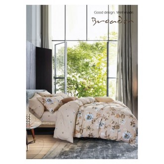 Постельное белье евро сатин люкс Фамилье SDS-69