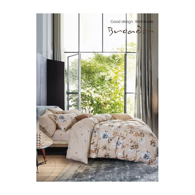 Постельное белье евро сатин люкс Фамилье SDS-69