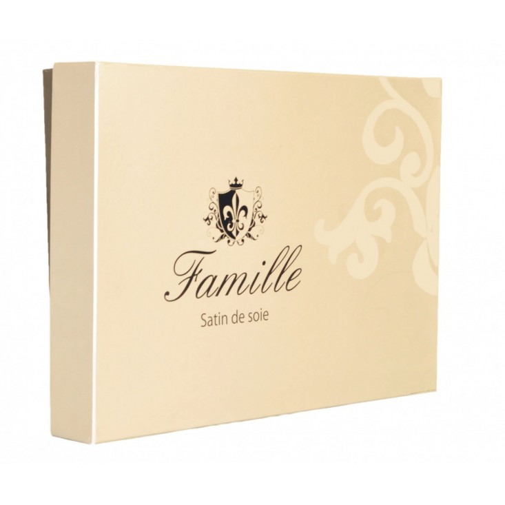 Постельное белье евро сатин люкс Фамилье SDS-69