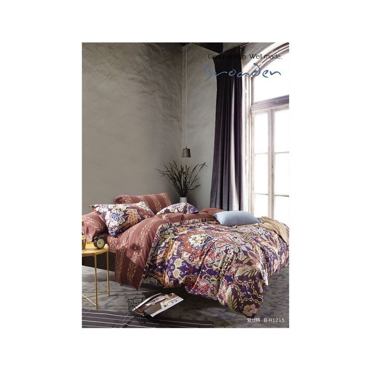 Постельное белье семейное сатин люкс Фамилье SDS-71