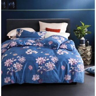 Постельное белье евро сатин люкс Фамилье SDS-61