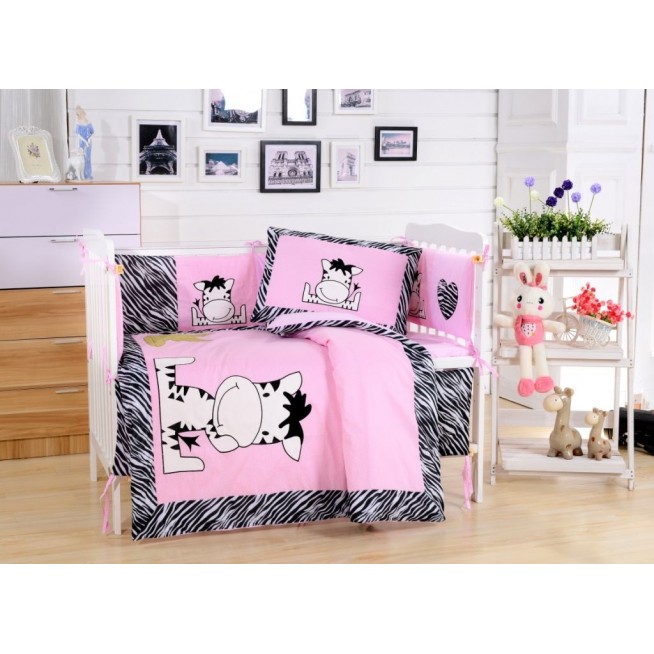 Набор в детскую кроватку с бортиком перкаль Вальтери DK-10-bort