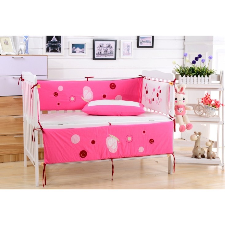 Набор в детскую кроватку с бортиком перкаль Вальтери DK-22-bort
