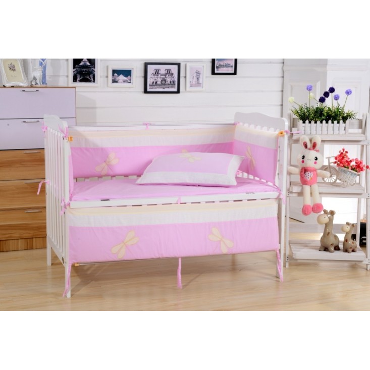 Набор в детскую кроватку с бортиком перкаль Вальтери DK-23-bort