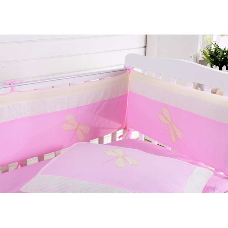 Набор в детскую кроватку с бортиком перкаль Вальтери DK-23-bort