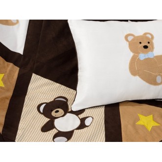 Набор в детскую кроватку с бортиком перкаль Вальтери DK-24-bort