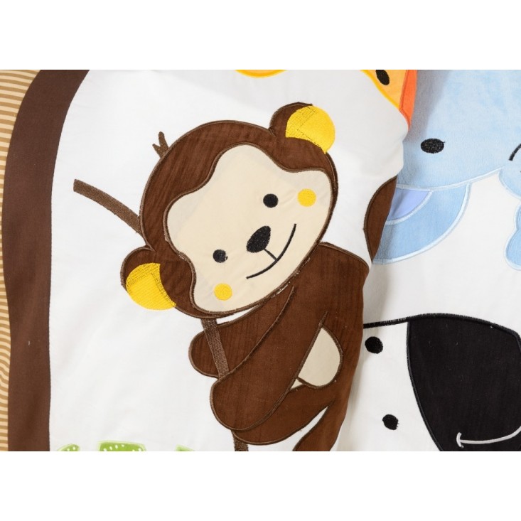 Набор в детскую кроватку с бортиком перкаль Вальтери DK-25-bort