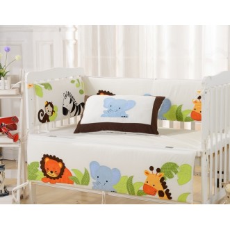 Набор в детскую кроватку с бортиком перкаль Вальтери DK-25-bort