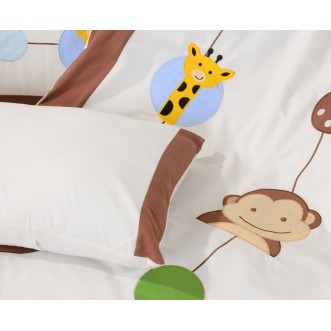 Набор в детскую кроватку с бортиком перкаль Вальтери DK-26-bort