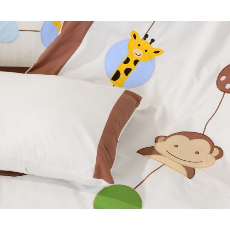 Набор в детскую кроватку с бортиком перкаль Вальтери DK-26-bort