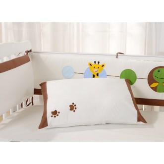 Набор в детскую кроватку с бортиком перкаль Вальтери DK-26-bort